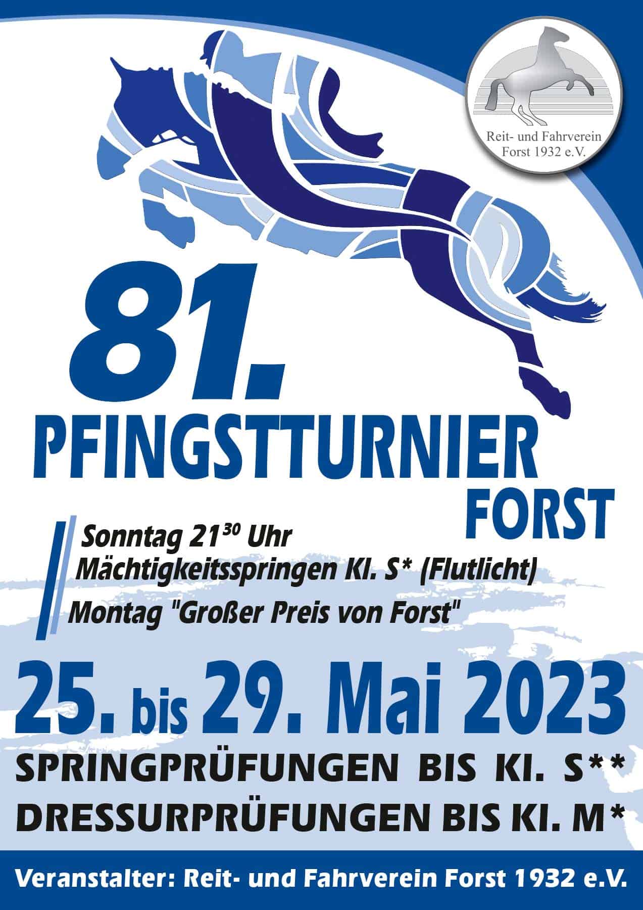Plakat Pfingstturnier