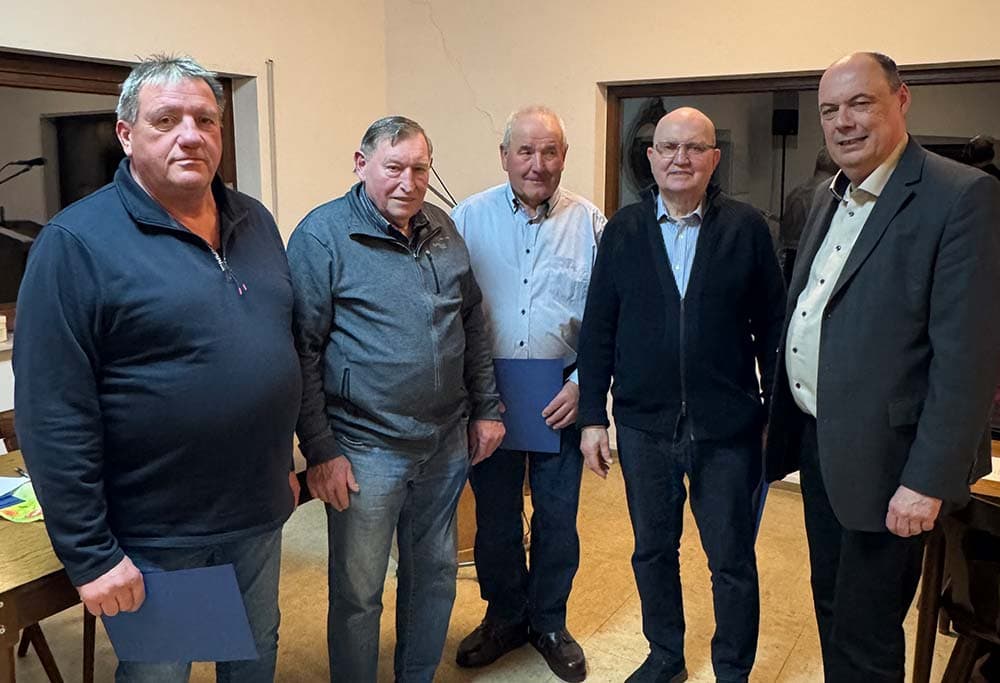 Ehrung für 50 Jahre Mitgliedschaft