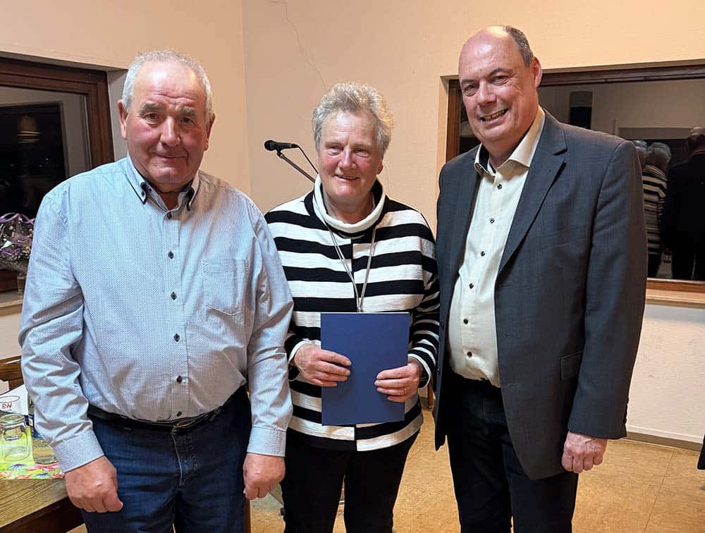 Ehrung für 60 Jahre Mitgliedschaft