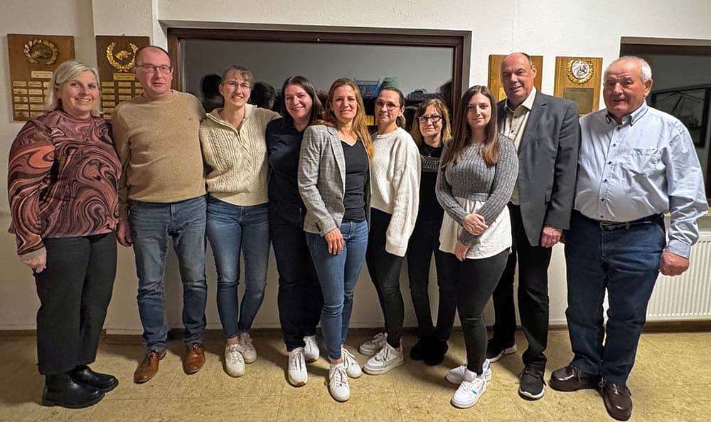 Die neu gewählte Vorstandschaft